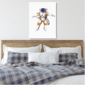 Astronauta Canvas Afdruk (Insitu (Slaapkamer))