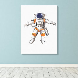 Astronauta Canvas Afdruk