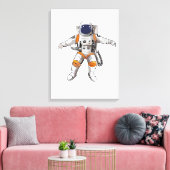 Astronauta Canvas Afdruk (Insitu (Woonkamer))
