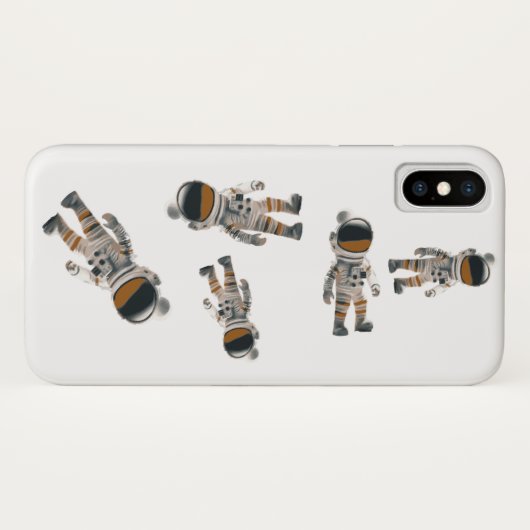 Astronauta Case-Mate iPhone Case (Achterkant (horizontaal))