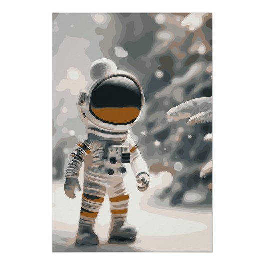 Astronauta Perfect Poster (Voorkant)