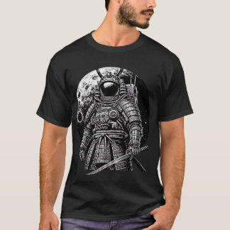 Astronauta Samurai Luna T-shirt