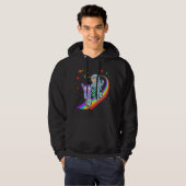 Astronautecirkel Hoodie (Voorkant volledig)