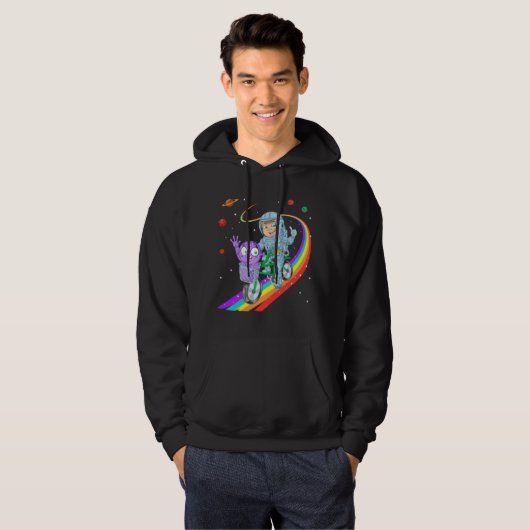Astronautecirkel Hoodie (Voorkant volledig)