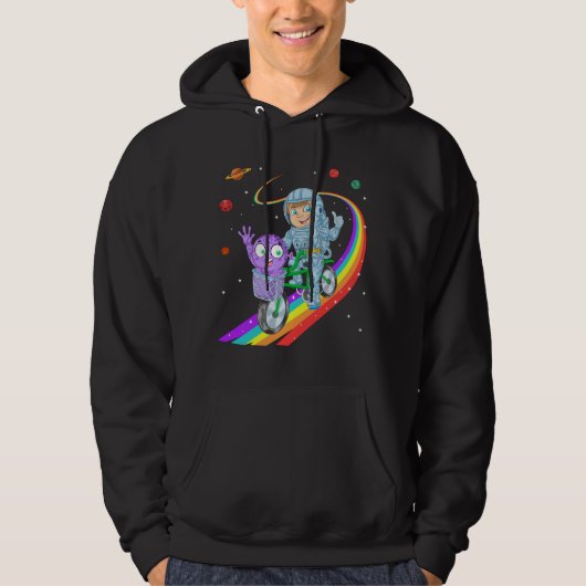 Astronautecirkel Hoodie (Voorkant)