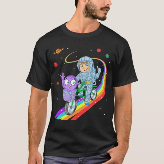 Astronautecirkel T-shirt (Voorkant)