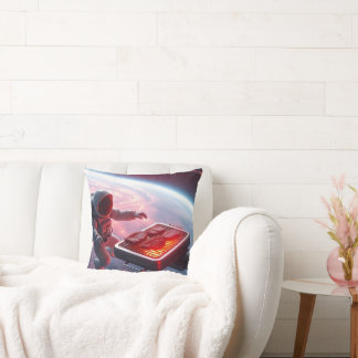 Astronauten bakken kip in de ruimte - grappig en u kussen