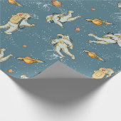 astronauten cadeaupapier (Hoek)