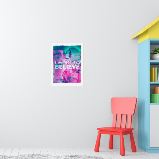 Astronauten die ik wil geloven poster (Kinderkamer 1)