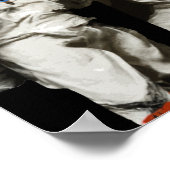 Astronauten die poseren voordat ze naar de ruimte  poster (Hoek)