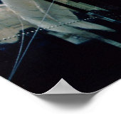 Astronauten die werken aan de Hubble Poster (Hoek)