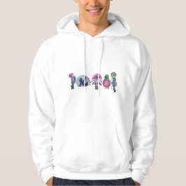 Astronauten en luchtbelletjes hoodie