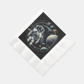 astronauten en planeten servet (Hoek)