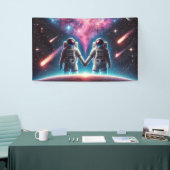 Astronauten in Love Banner (Beurs)