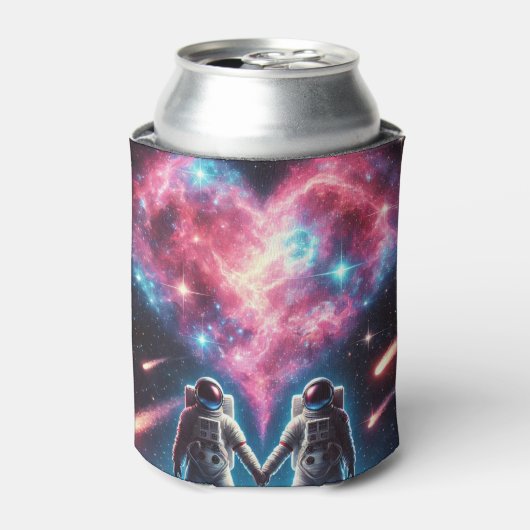 Astronauten in Love Can Cooler (Blikje Voorkant)