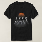 Astronauten in Wakken in de ruimte bezetten Mars T-shirt (Design voorkant)