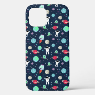 Astronauten Planeten Raketten en Buitenaardse Weze Case-Mate iPhone Case