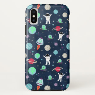 Astronauten Planeten Raketten en Buitenaardse Weze Case-Mate iPhone Case