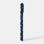 Astronauten Planeten Raketten en Buitenaardse Weze iPhone 15 Case (Rechterkant)