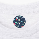 Astronauten Planeten Raketten en Buitenaardse Weze Labels (Aangebracht)
