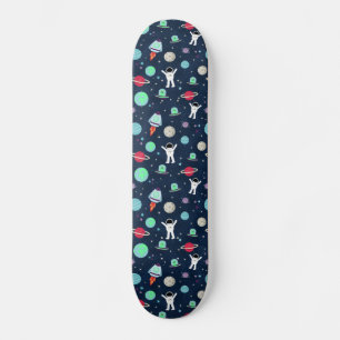 Astronauten Planeten Raketten en Buitenaardse Weze Persoonlijk Skateboard