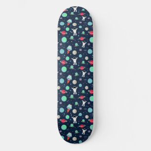 Astronauten Planeten Raketten en Buitenaardse Weze Persoonlijk Skateboard