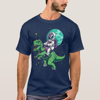 Astronauten rijden TRex T-shirt