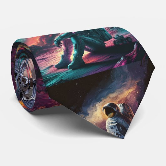 Astronauten Stropdas (Opgerold)