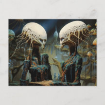 Astronauten verloren in een droomwereld buitenaard