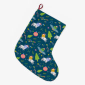 Astronauten voor dieren grote kerstsok (Voorkant (Hangend))