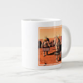 Astronauten zetten weerapparatuur op Mars in. Grote Koffiekop (Voorkant rechts)