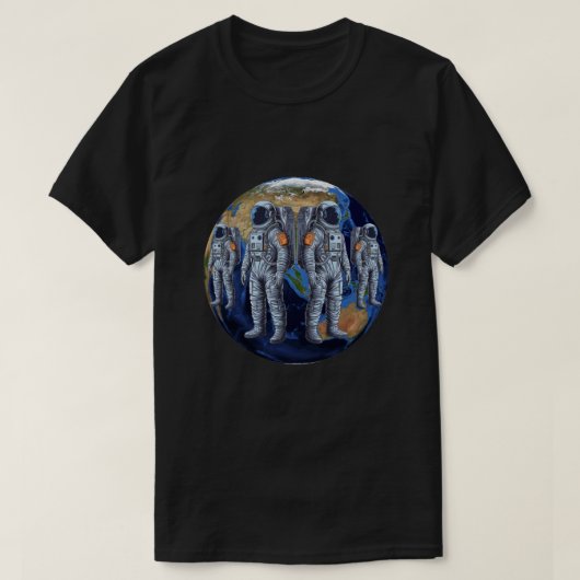 Astronautencrew T-shirt (Design voorkant)