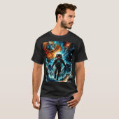 Astronautendag vrij t-shirt (Voorkant volledig)