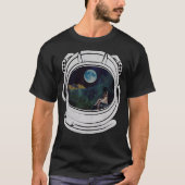 Astronautenhelm - Verken het universum T-shirt (Voorkant)