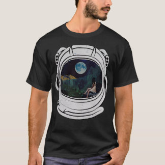Astronautenhelm - Verken het universum T-shirt