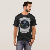 Astronautenhelm - Verken het universum T-shirt (Voorkant volledig)