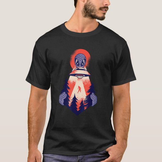 Astronautenhelm Vis T-shirt (Voorkant)