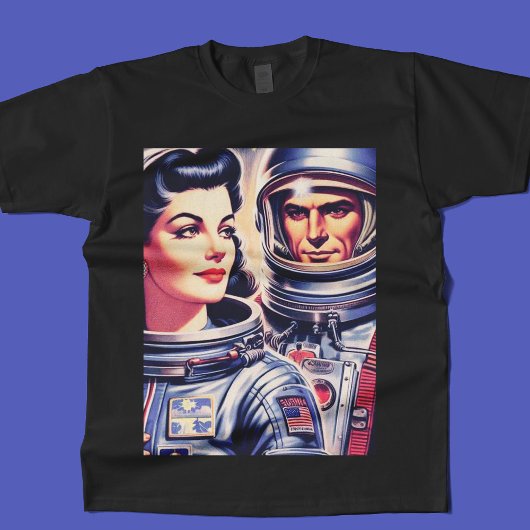 astronautenillustratie t-shirt