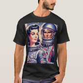  astronautenillustratie t-shirt (Voorkant)