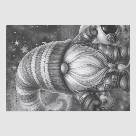 astronautenkabouter tissuepapier (Voorkant)