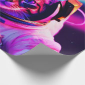 astronautenkat cadeaupapier (Hoek)