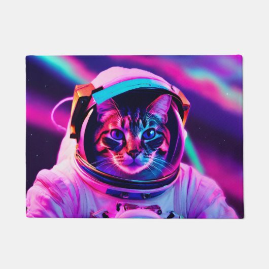 astronautenkat deurmat (Voorkant)