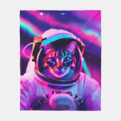 astronautenkat fleece deken (Voorkant)