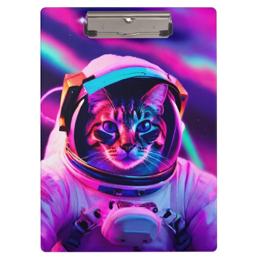astronautenkat klembord (Voorkant)
