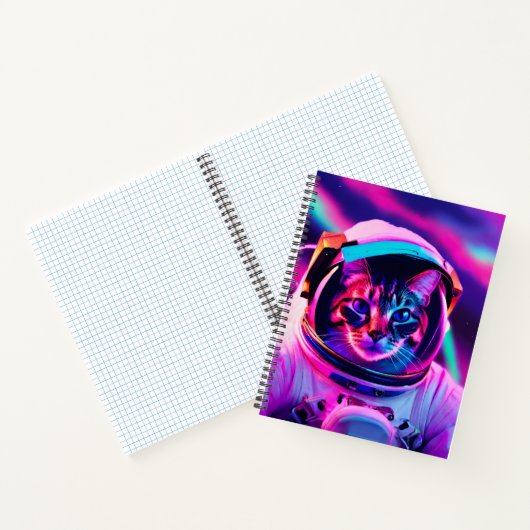 astronautenkat notitieboek (Binnen)