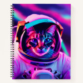 astronautenkat notitieboek (Voorkant)