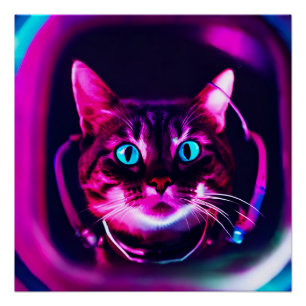 astronautenkat perfect poster