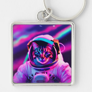 astronautenkat sleutelhanger