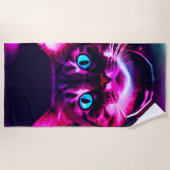 astronautenkat strandlaken (Voorkant)