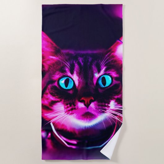 astronautenkat strandlaken (Voorkant)